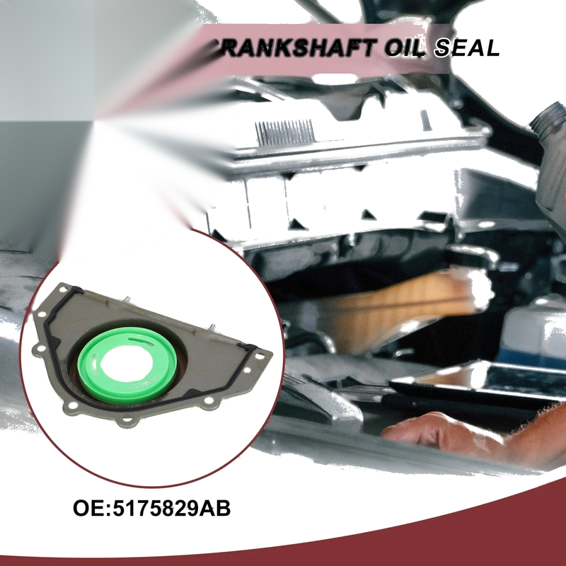 Chrysler Sebring Dodge 1 Pc Crankshaft Oil Seal with Flange