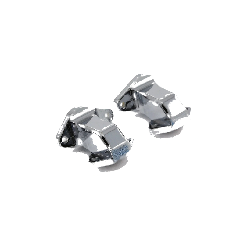 Ford 429 460 Electric Water Pump Legs Chrome (2 Pcs)