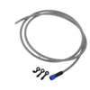 180cm Motorcycle Brake Clutch Oil Hose Line Silver Tone