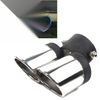Universal Vehicles Dual Stainless Steel Rear Exhaust Pipe Tail Muffler Tip