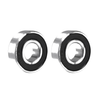 Deep Groove Ball Bearing 15x35x11mm Sealed Chrome Steel Bearing 2 x Pcs