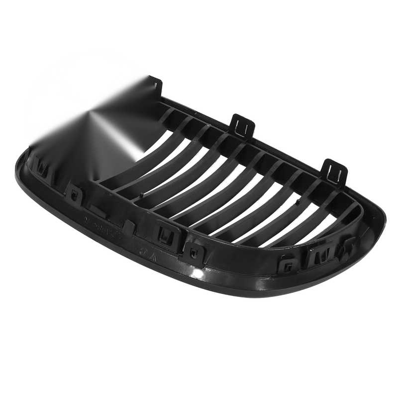 BMW E92 2006-2010 2 Door Matte Black Front Kidney Grille Dual Slat
