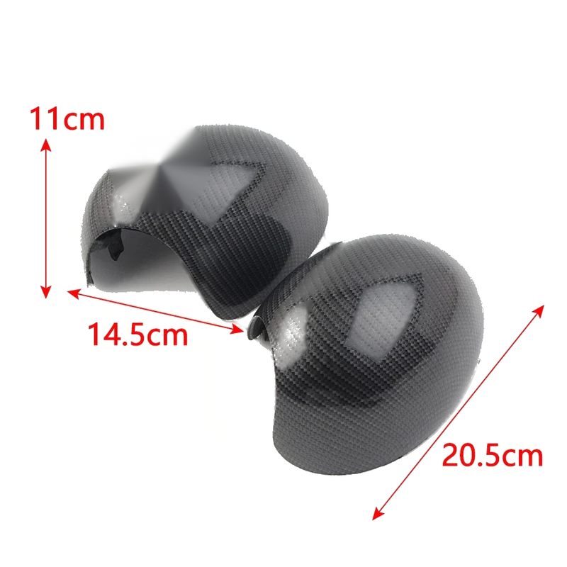 Mini R55 R56 R57 R58 R59 R60 R61 2 x Door Wing Mirror Covers (2006-2021)