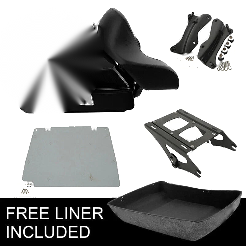 Harley Touring Trunk Pad Rack Mount Docking Plate (2014-2025)