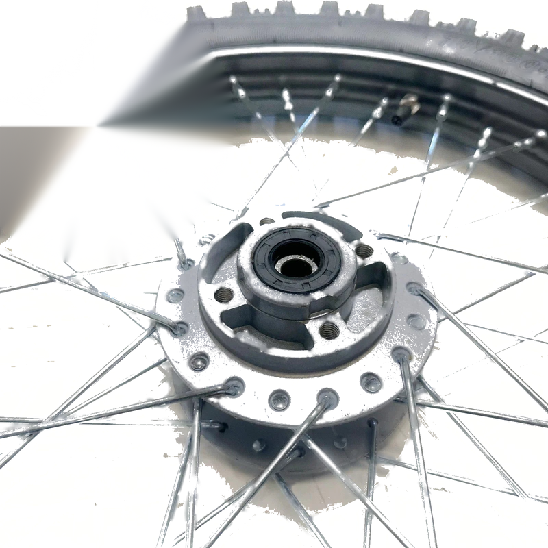 PIT PRO Dirt Bike 12mm 70/100-17 Front Wheel Rim Knobby Tyre