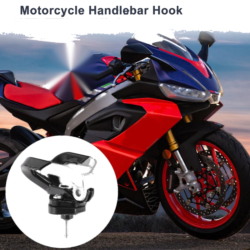 Make Model Butterfly-type Double Hooks Motorcycle Hanging Hook Black White