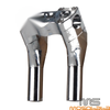 Harley Dyna Low Rider 1" Chrome Motorcycle Handlebar Risers (2006-2017)