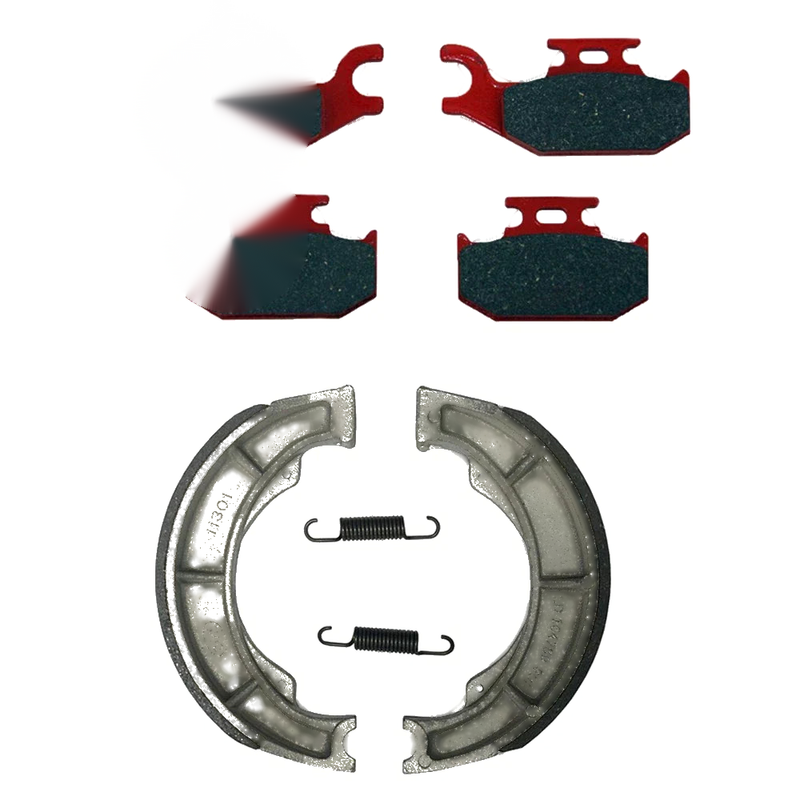 Suzuki King Quad 400 Front Brake Pads & Rear Brake Shoes (2008–2024)