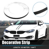 Car Motorcycle 0.3" Width 164ft Length Decorative Strips Waterproof Black