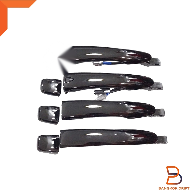Nissan Navara NP300 Black Edition Outside Grip Door Handles Set (2015-2023)