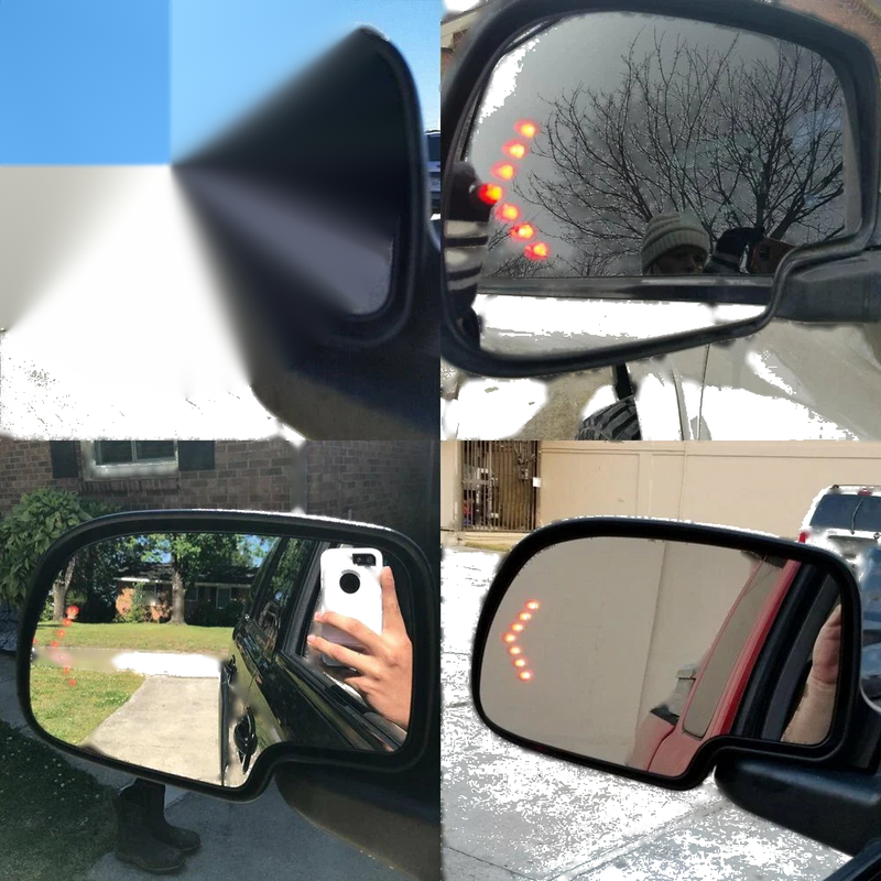 Chevy GMC Cadillac Mirror Glass Turn Signal Driver Side LH (2003–2007)