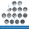Land Rover M Wheel Lock Lug Nut Anti-Theft Key Socket