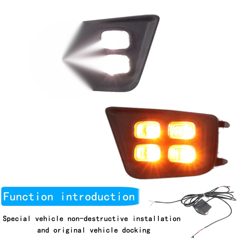 Toyota Tacoma LED Daytime Running Fog Lights w/ Turn Signal (2012-2015)