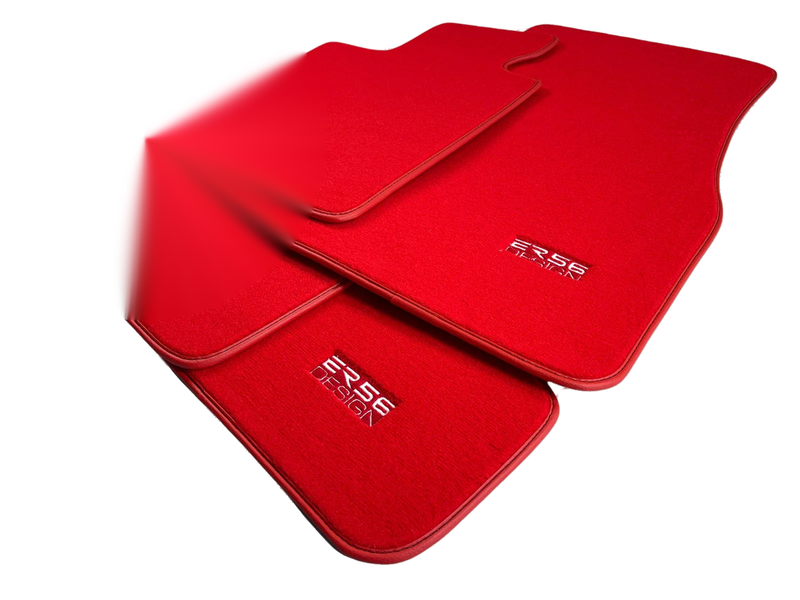 BMW 7 Series E66 (2002-2008) - ER56 Design Premium Red Floor Mats