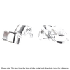 Harley Sportster 1200 883 Chrome Rear Axle Cover Nut Bolt Caps Set (2005-2014)