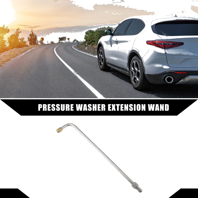 Car / Motorcycle / Bike Pressure Washer Extension Wand / 35cm / L Shape 90°