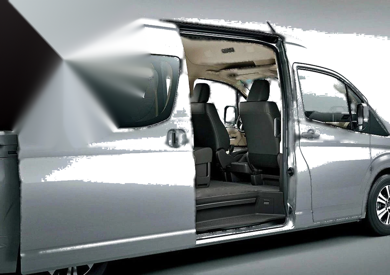 Toyota Hiace Commuter Black Door Handle Cover (2019-2020)