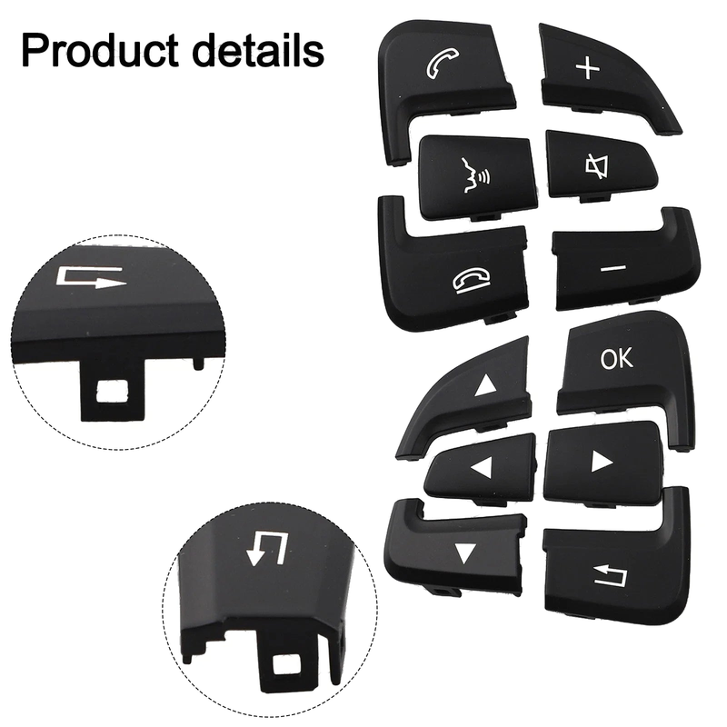 Mercedes-Benz Cars Steering Wheel Button Cover Set