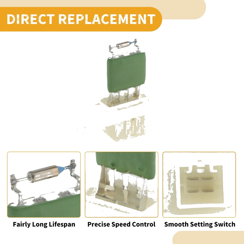 HVAC Blower Motor Resistor  (Compatible with AV1118B647AB)
