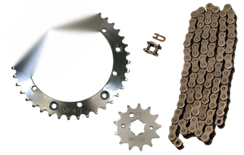 Yamaha Banshee 350 520x104 Drive Chain & 13/41 Sprockets (1989–2006)