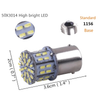 1156 BA15S 50SMD White LED Tail Turn Signal Light Bulb (Fits Various Models)