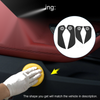 Ford EcoSport (2013) - Black Set Car Door Anti Kick Pad Sticker Protector