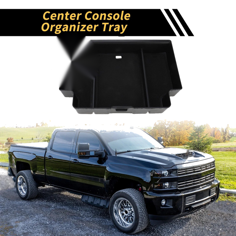 Chevy Silverado 1500, GMC Sierra 1500 Center Console Organizer Tray (2014-2023)