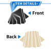 Hyundai Tucson 8 Pcs Black Door Pillar Window Trim (2016-2018)