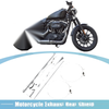 Harley-Davidson Exhaust Pipe Heat Shield / 90-110mm Clamps /