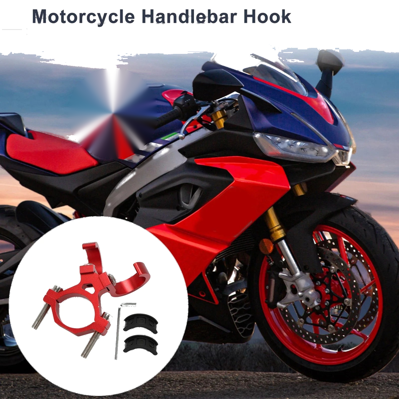 Motorcycle Hexagon Wrench Washer 1 Set Red Arc Hanging Hook