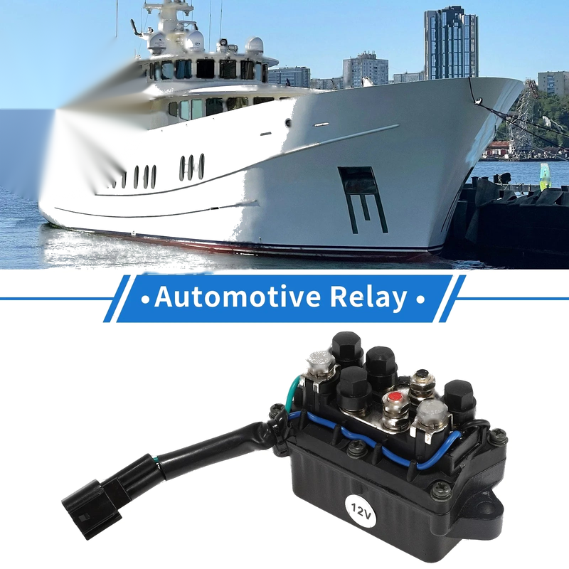 Yamaha 4-Stroke Engine Marine / Trim Solenoid Relay / 12V 8-Terminal