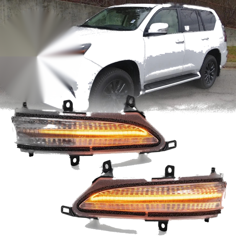 Lexus GX Dynamic Wing Mirror Blinker Turn Signal Lights (2009–2023)