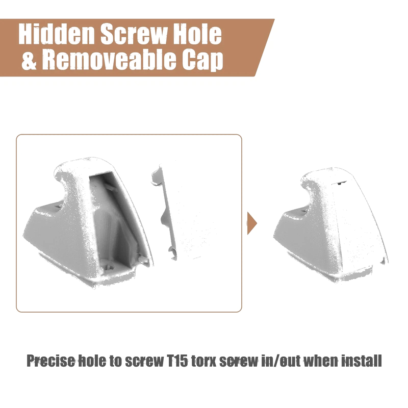 Chevrolet Cruze 4pcs Gray Sun Visor Clip Retainer