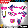 Honda CRF80 2011-2020 ACTIVE PINK Stickers Custom Graphics Full Kit