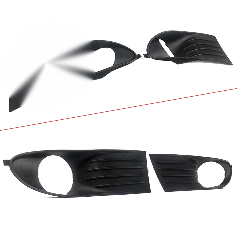 Dodge Journey Front Fog Light Bezel Cover Trim  Left + Right (2009-2013)