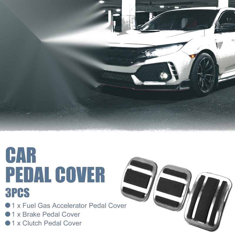 Peugeot 3008 3 Pcs Accelerator & Brake Pedal Covers (2017-2021)