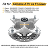 Yamaha Raptor 660R 700 700R YFZ450 Front Wheel Hub & Brake Disc Rotor