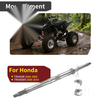 Honda TRX450R TRX450ER Rear Wheel Axle Shaft & Nuts (2004–2014)