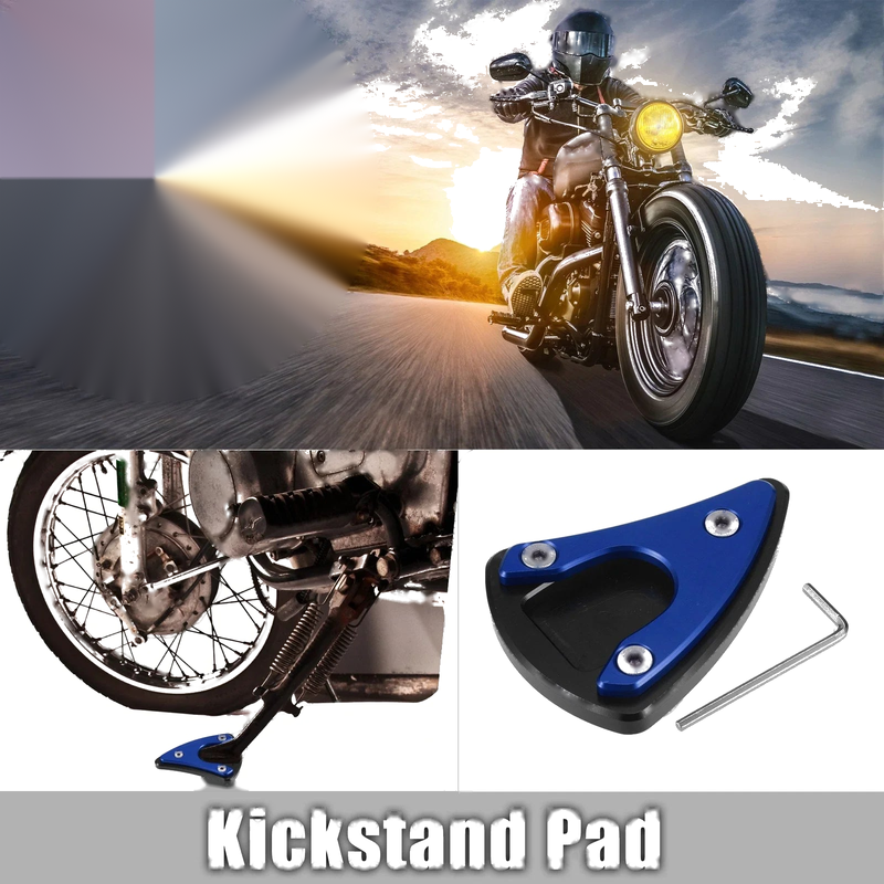 Vespa GTS300 Super Sport Blue Set Kickstand Pad Side Stand