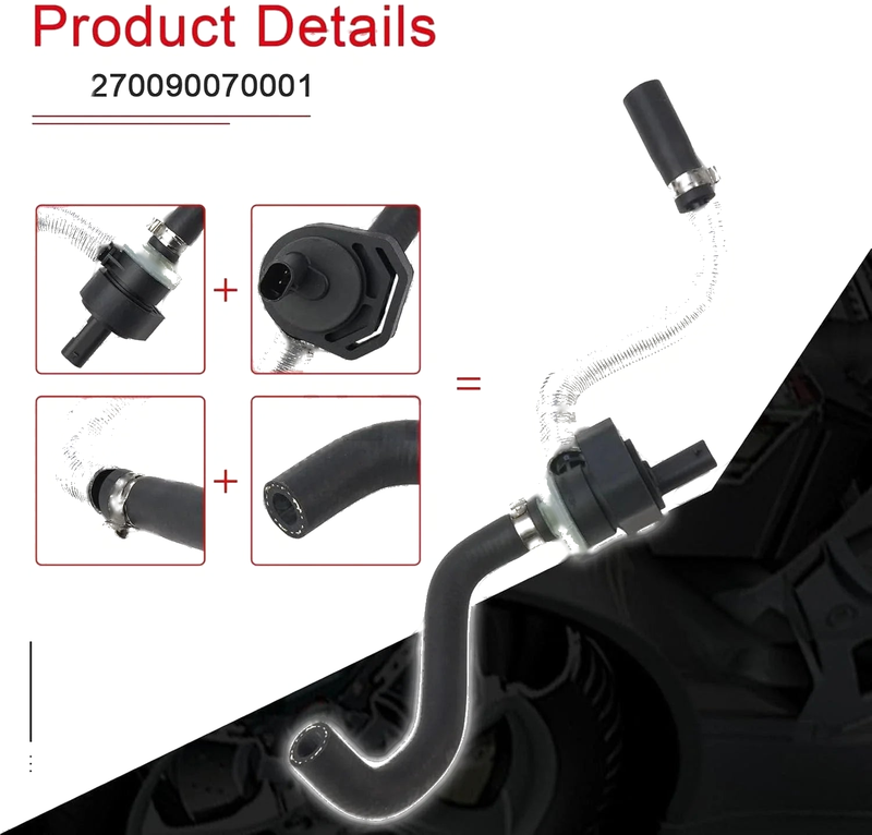 Benz CLA250 GLA200 GLA250 W176 A180 Crankcase Breather Vent Pipe
