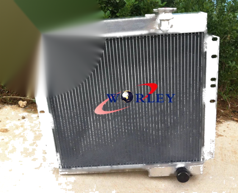 Toyota Land Cruiser FJ40 FJ45 3 Row Aluminum Radiator & Fan Shroud (1960-1984)