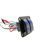 Boat Car Waterproof Blue LED Rocker Switch Panel