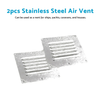 Caravan Boat Home Stainless Steel Rectangular Air Vents