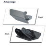 BMW 320i Grey Washer Nozzle Cover Cap Front Right Bumper Headlight