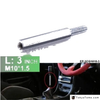 Manual Gear Shifter Lever 3In M10X1.5 Silver Shift Knob Extension