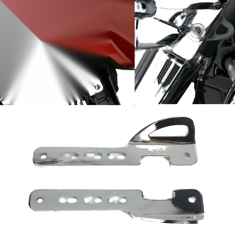 Harley FLHXSE Chrome Front Tie-Down Mount Brackets (2023-2024)