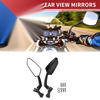 M8/M10 Rear View Mirror Side Mirror Black Plastic 1 x Motorcycle