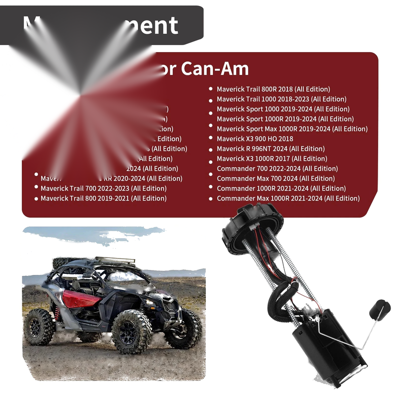 Can-Am Commander 1000R / Max 1000R Fuel Pump Assembly (2021-2024)