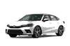 Honda Civic Sedan Matte Black Door Handle Bowl Trim (2022-2024)