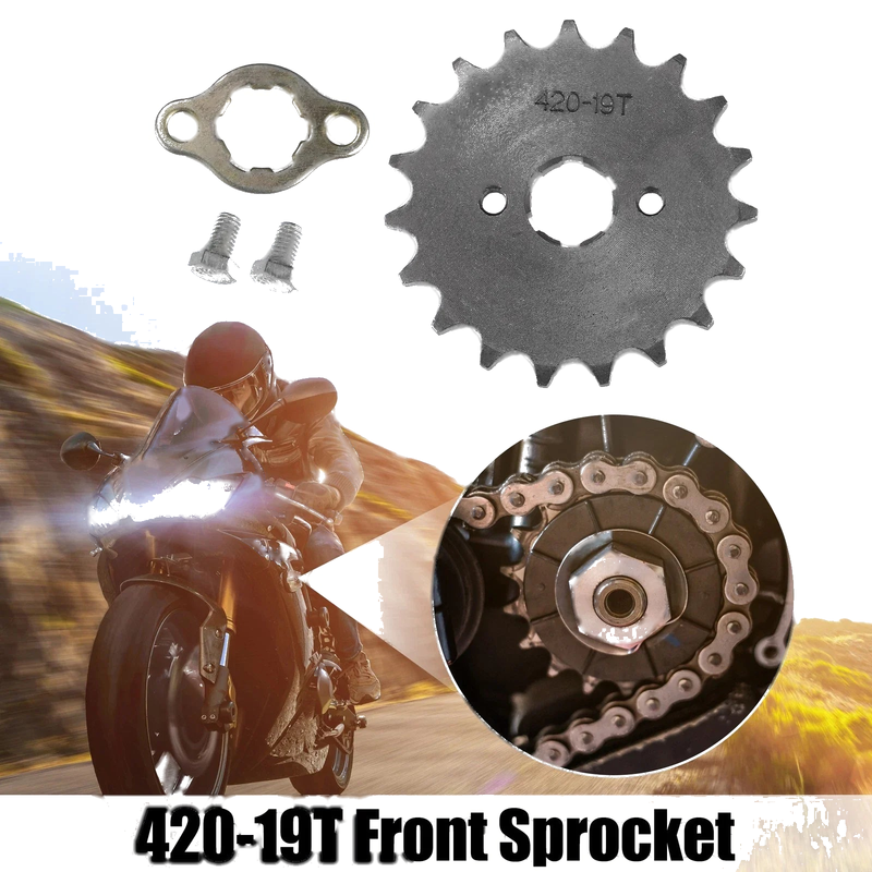 Dirt Bike Mini Bike Set Motorcycle Front Engine Sprocket
